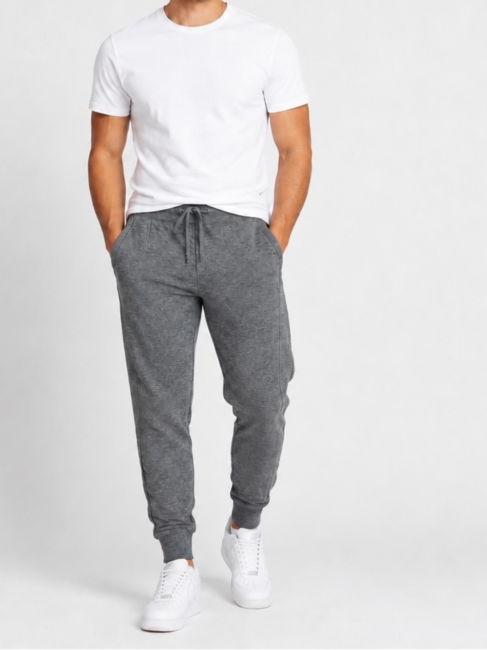 Athletic Works | NWT Gray elastic band soft joggers sweatpants size medi…